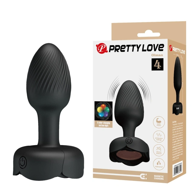 Wibrujący Korek Analny Olman Pretty Love Wibrujący | 100% ORYGINAŁ| DYSKRETNA PRZESYŁKA